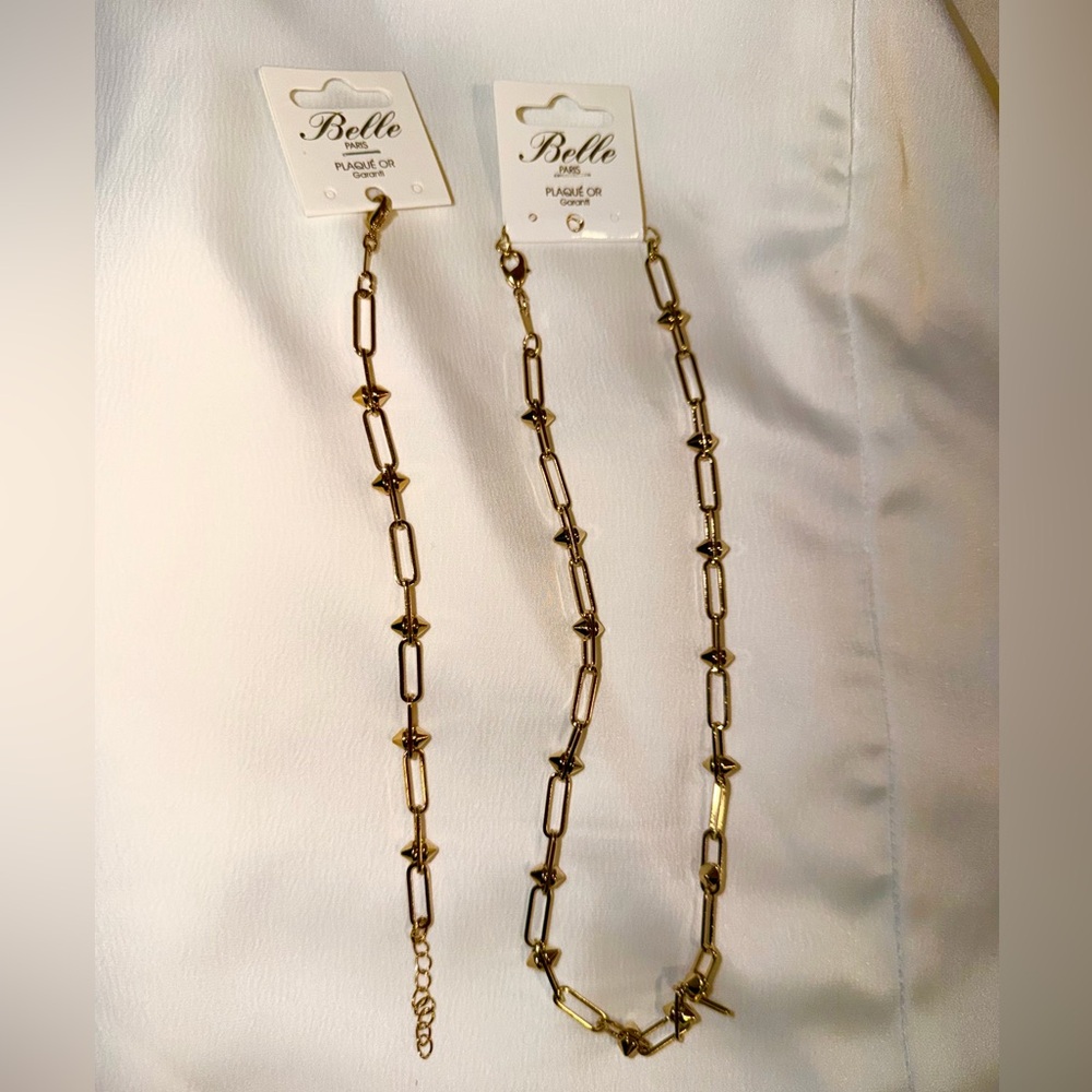 Belle Gold Plated Necklace